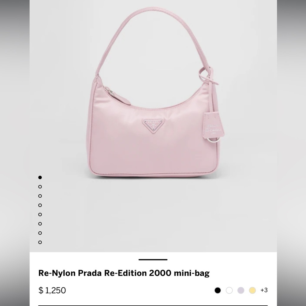 Prada Nylon 2000 Re-Edition Bag- Pink